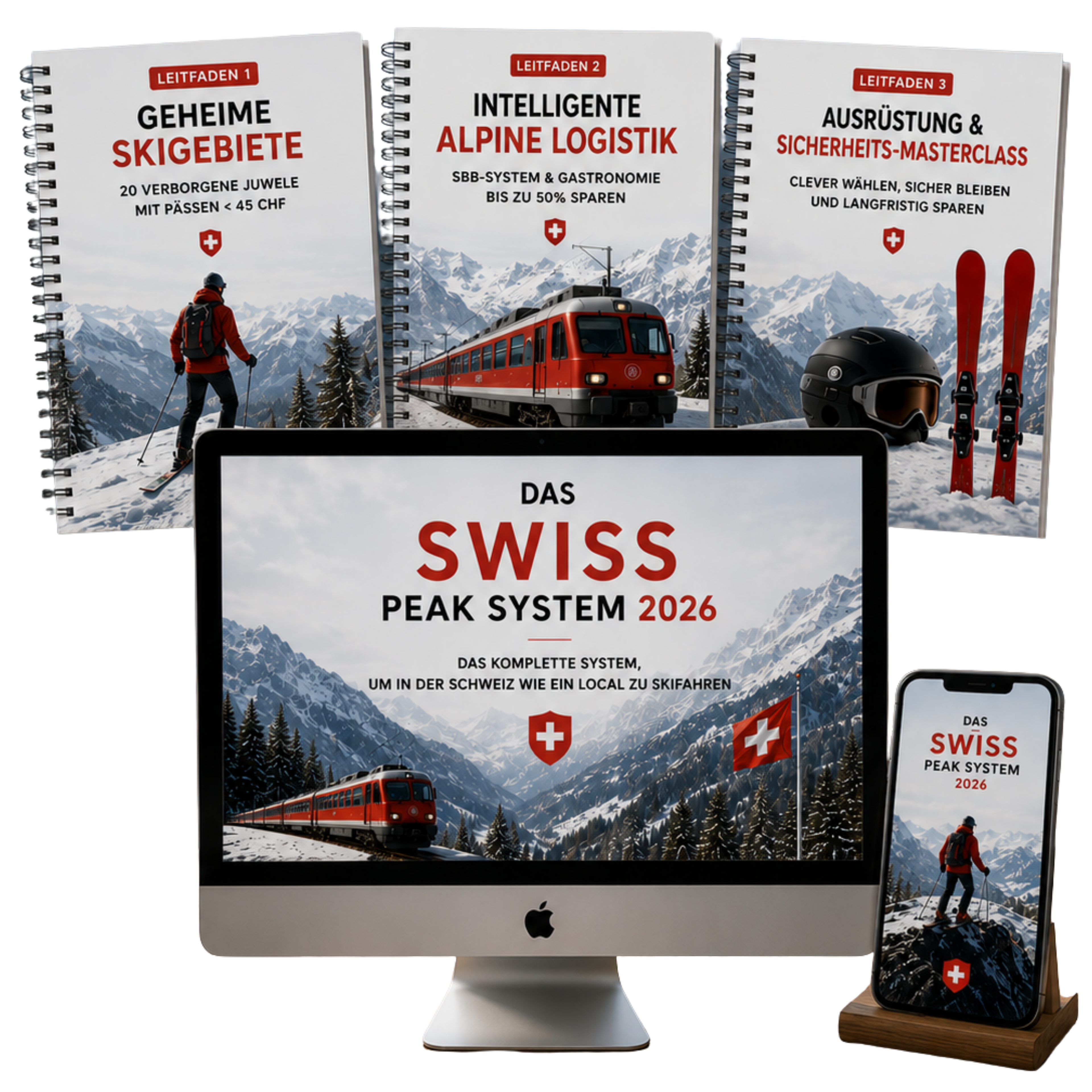 Swiss Peak System 2026™ — Das komplette Insider-System für intelligentes Skifahren in der Schweiz